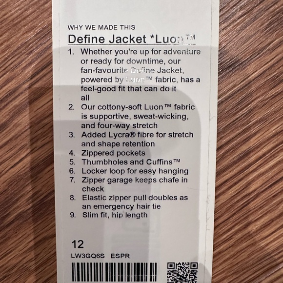 Lululemon Athletica Dark Brown Jacket - Picture 5 of 5